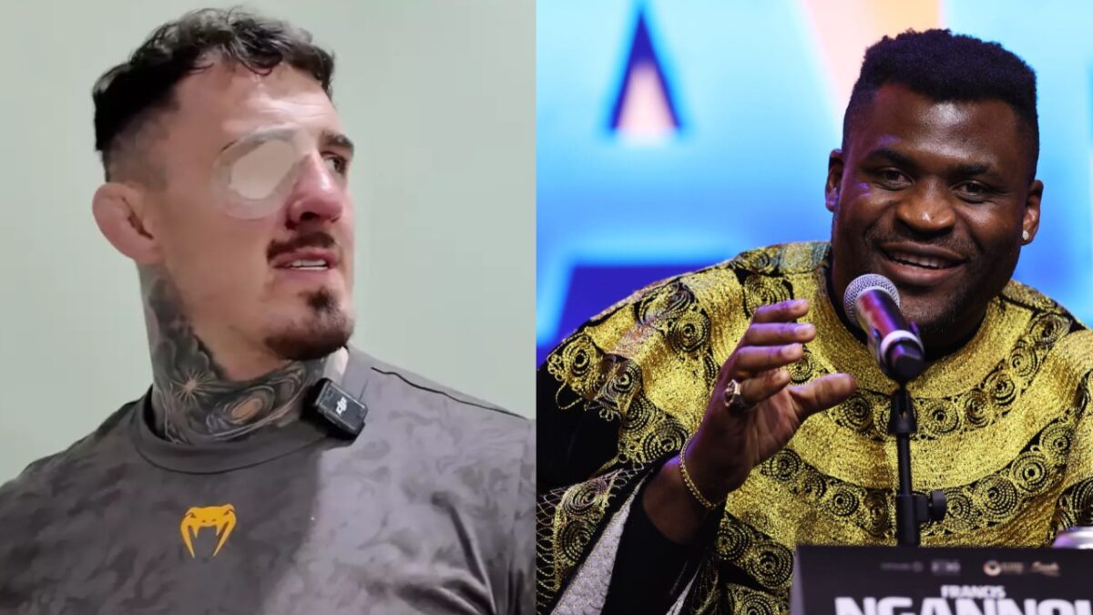 Francis Ngannou weighs in on Tom Aspinall's eye poke