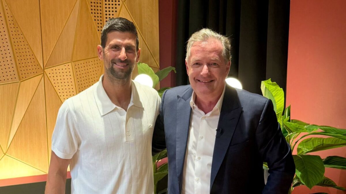 Novak Djokovic Accuses Jannik Sinner of Getting 'Preferable' Treatment During his Doping Scandal 1 Novak Djokovic, Piers Morgan