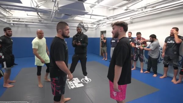 Khabib Nurmagomedov confronts Adin Ross