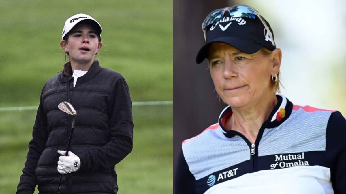 Kai Trump and Annika Sorenstam