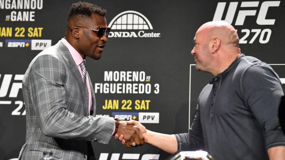 Francis Ngannou Dana White