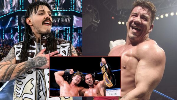 Dominik Mysterio, Eddie Guerrero and Chavo Guerrero