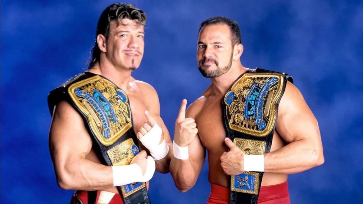 Chavo Guerrero Weighs in on Dominik Mysterio Taking up the Legacy and Mannerisms of the Late Great Eddie Guerrero 1 Eddie and Chavo as Tag Team title holders