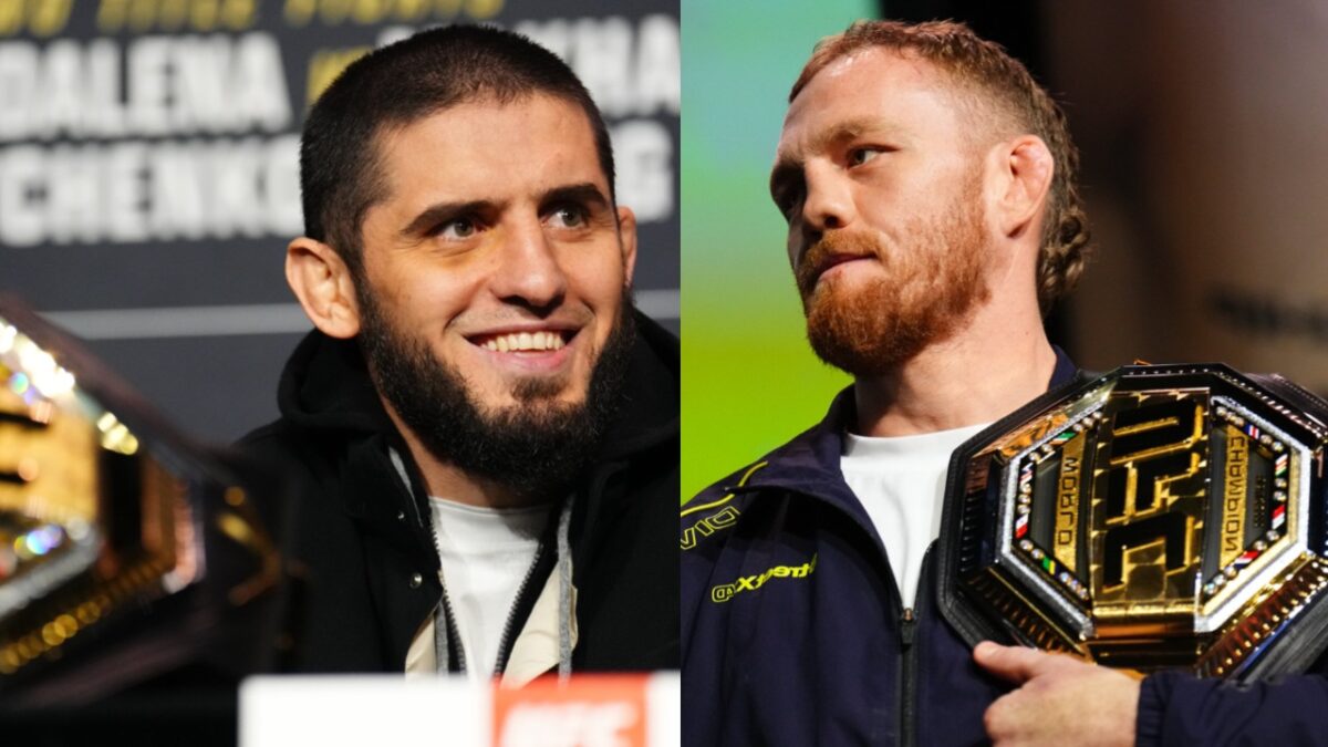 Dana White Gets Scared on Stage After Leaving Islam Makhachev and Jack Della Maddalena Alone 1 Makahchev vs. JDM