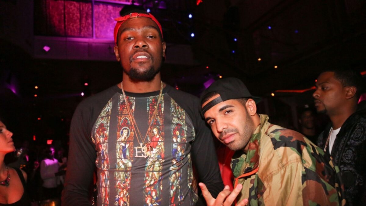 Drake Reveals Hilarious Kevin Durant Story After NBA Superstar 'Walks Out' on IShowSpeed Game 1 KDDrake 2