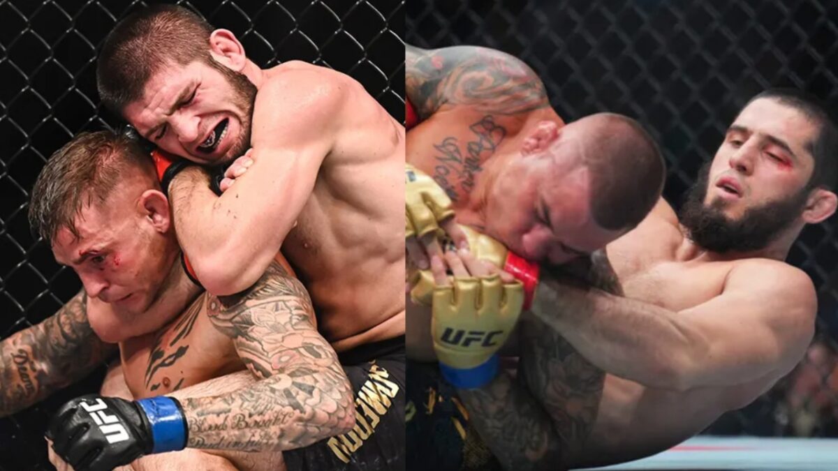Dustin Poirier Reveals Major 'Steroid Test' Hurdle as Fan Demands White House Fight 1 Dustin Poirier against Islam Makhachev and Khabib Nurmagomedov