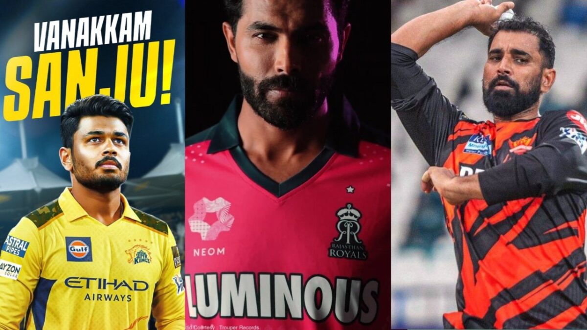 CSK Confirms Sanju Samson’s Trade From RR! All the Details Explained 1 IPL trade deal Samson, Jadeja, Shami