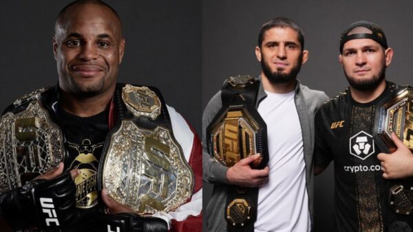 Daniel Cormier and Islam Makhachev make fun of Khabib Nurmagomedov for not being a double champion