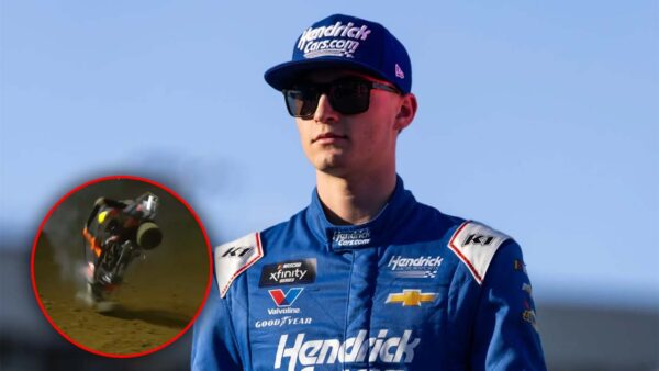 Corey Day (via Getty, screenshot via USAC Racing)