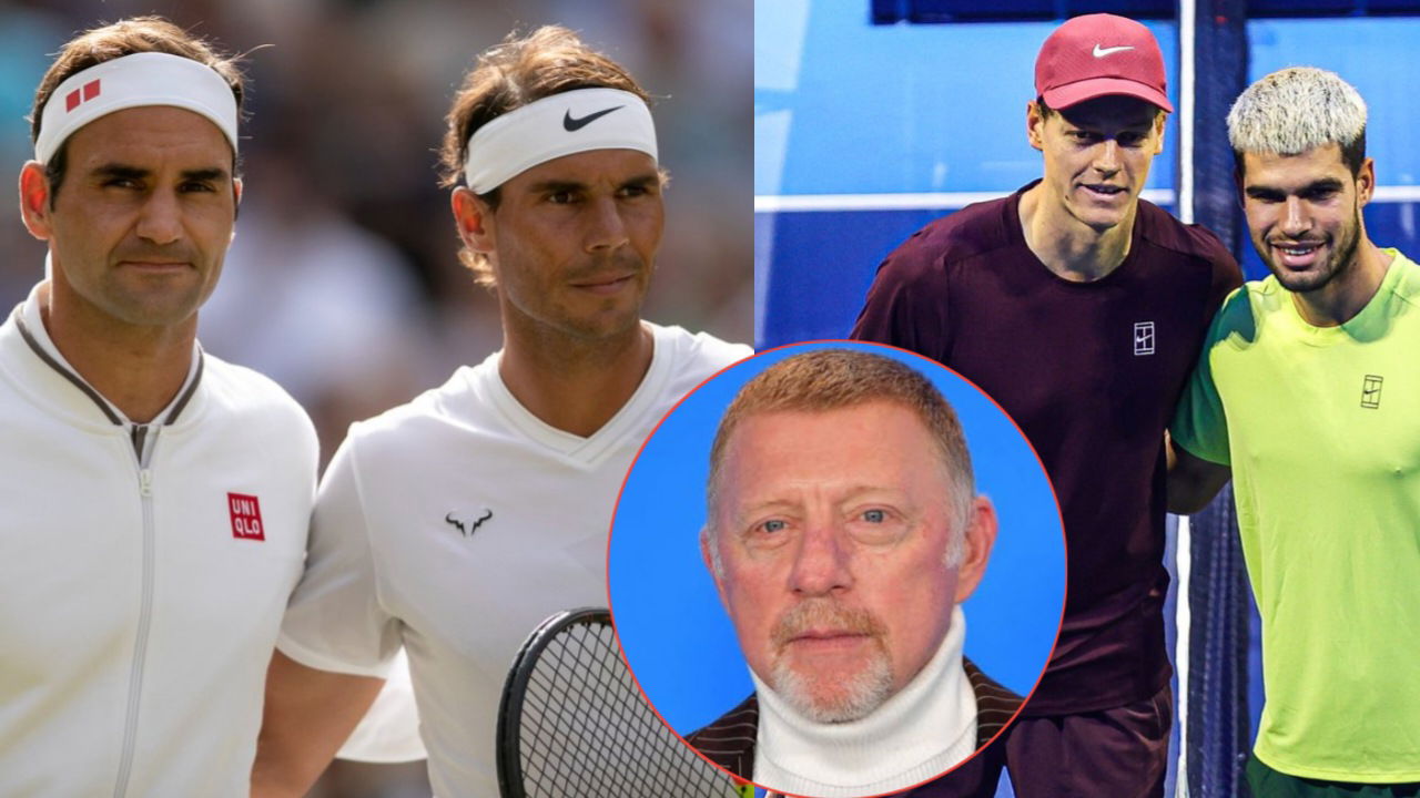 Boris Becker Cites Roger Federer and Rafael Nadal’s Example to Laud Jannik Sinner and Carlos Alcaraz for Being ‘Friends’