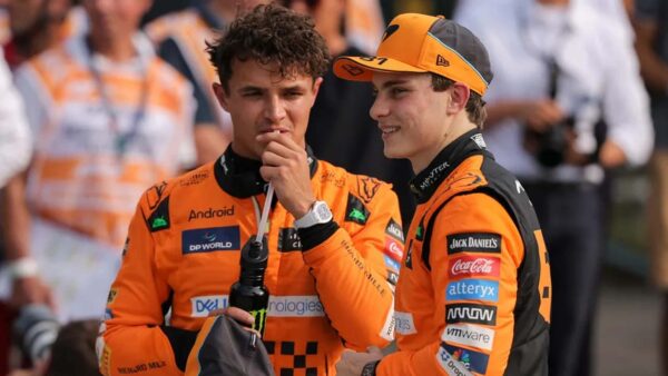 Lando Norris and Oscar Piastri (via IMAGO)
