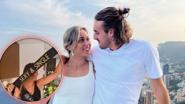 Stefanos Tsitsipas and Paula Badosa