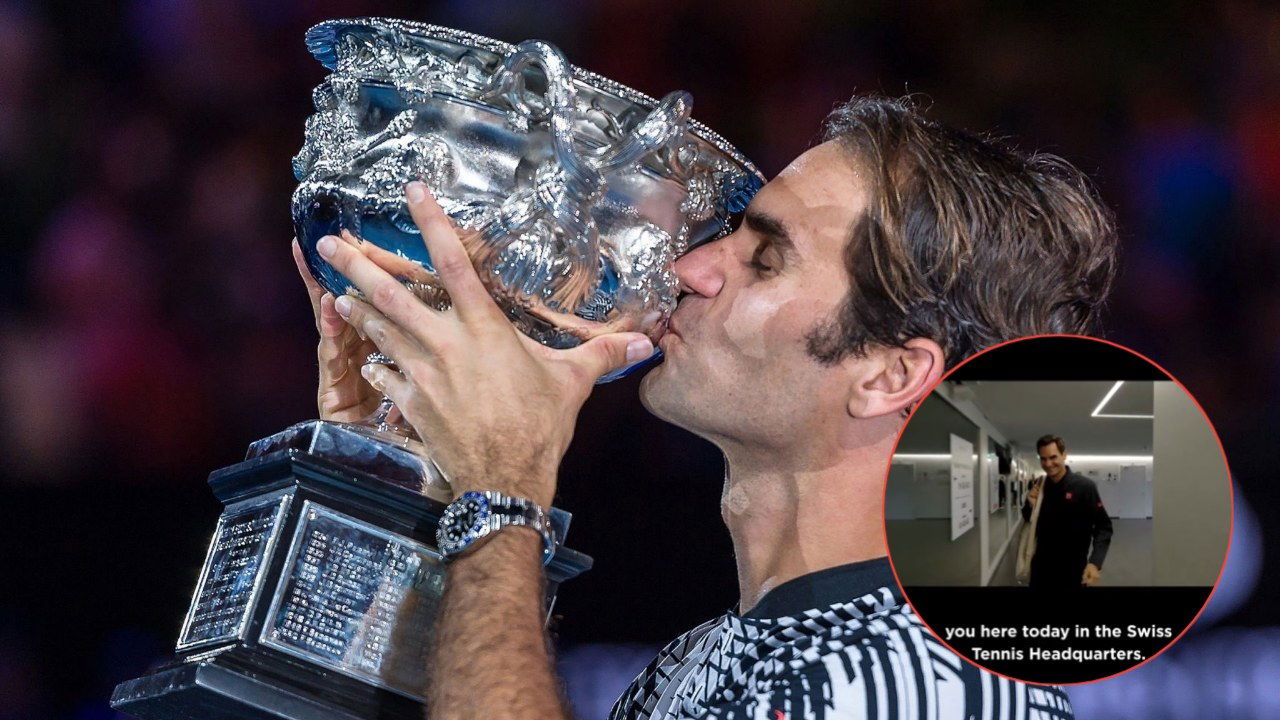 (Video) Roger Federer Receives Emotional Hall of Fame News From Fellow Tennis Legends