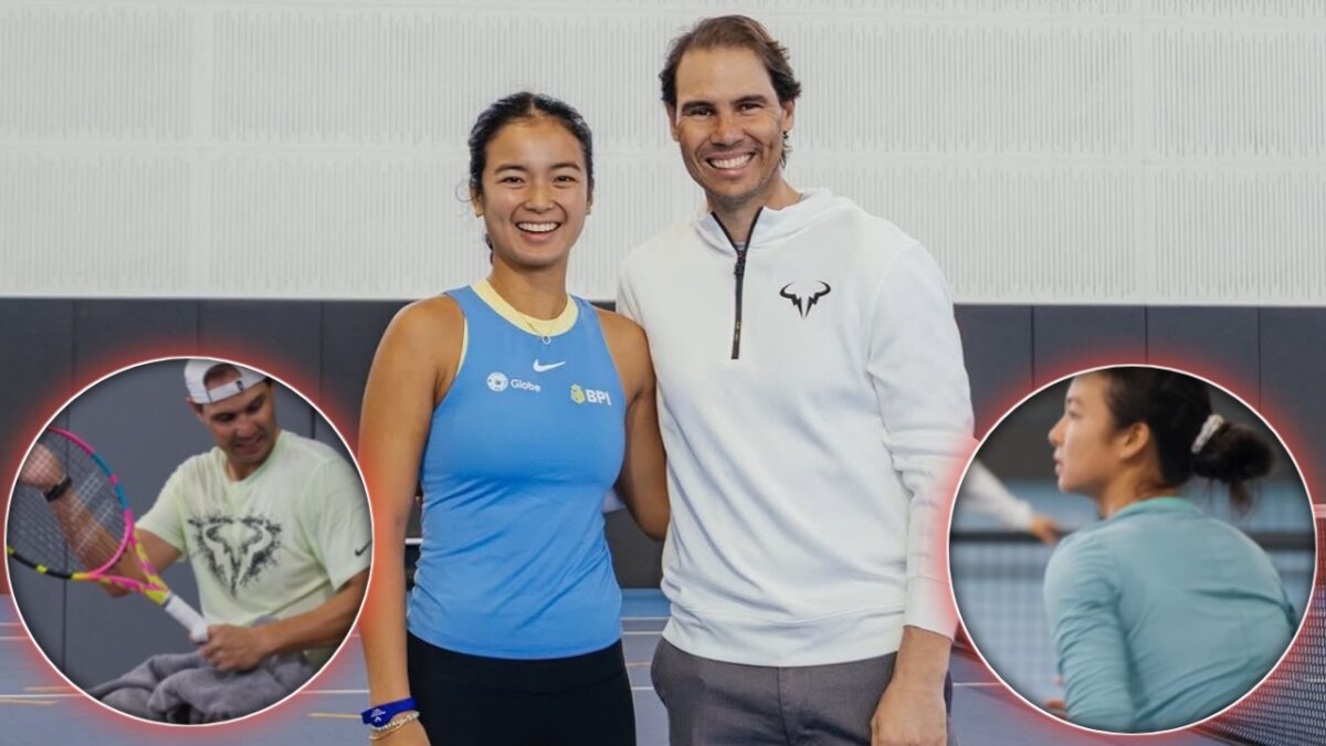 Rafael Nadal Reveals What He and Roger Federer Found 'Uncomfortable' During Playing Days 1 Rafael Nadal and Alexandra Eala