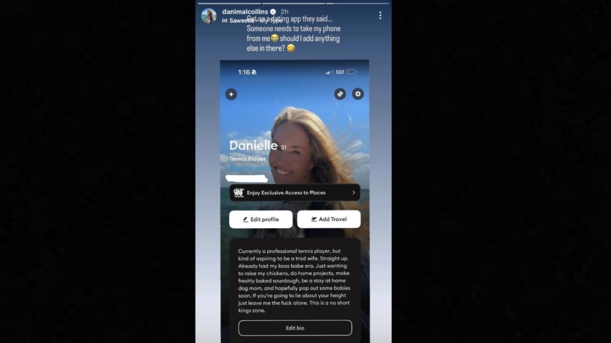 Danielle Collins Responds to Matchmaking Attempts by Former American Pros as she Searches for a ‘Serious Boyfriend' 3 Danielle Collins dating