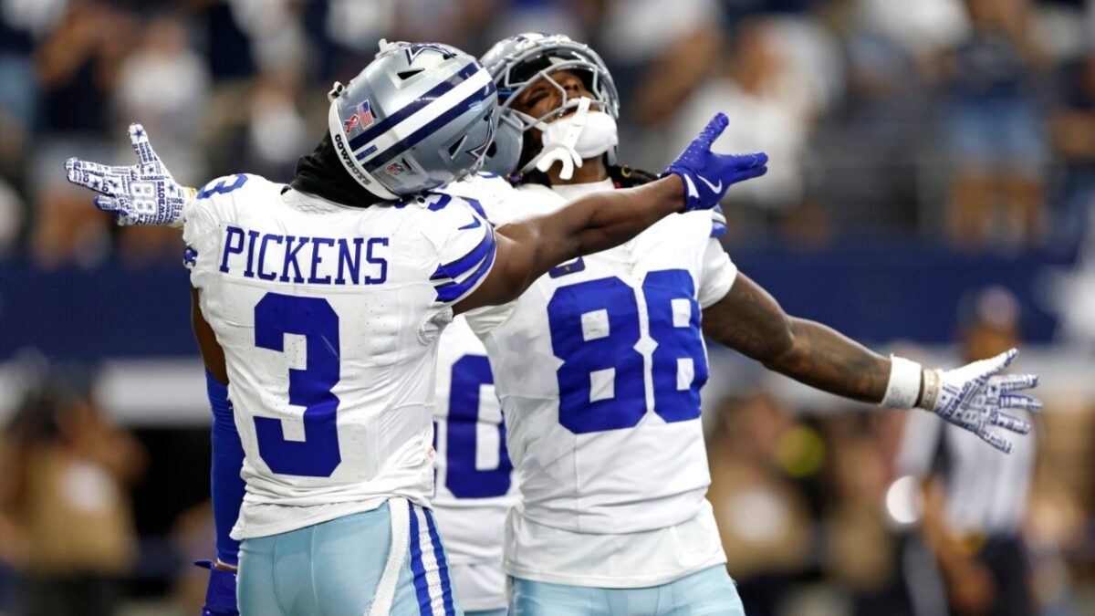 George Pickens and CeeDee Lamb