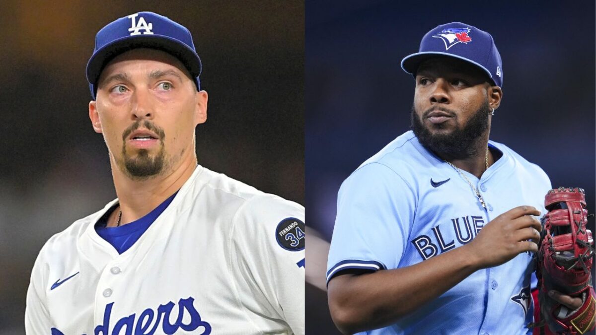 Blake Snell and Vladimir Guerrero Jr.