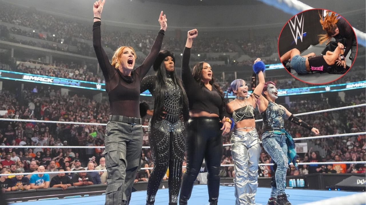 AJ Lee’s WarGames Revelation on SmackDown Gets Overshadowed by Becky Lynch ambush 