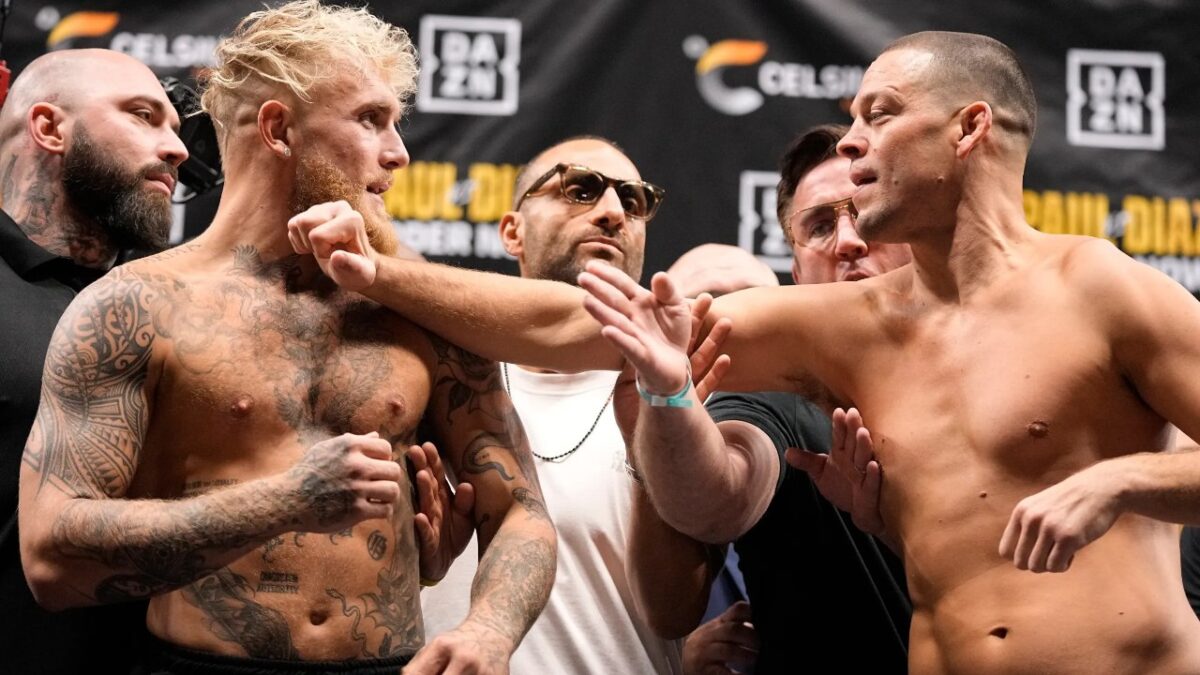 Jake Paul vs Nate Diaz