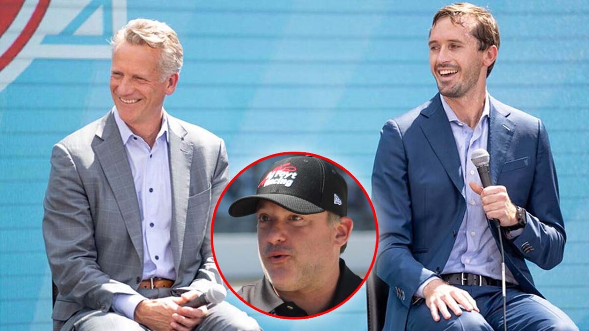 Steve Phelps and Ben Kennedy (via Getty), Tony Stewart (via Getty)