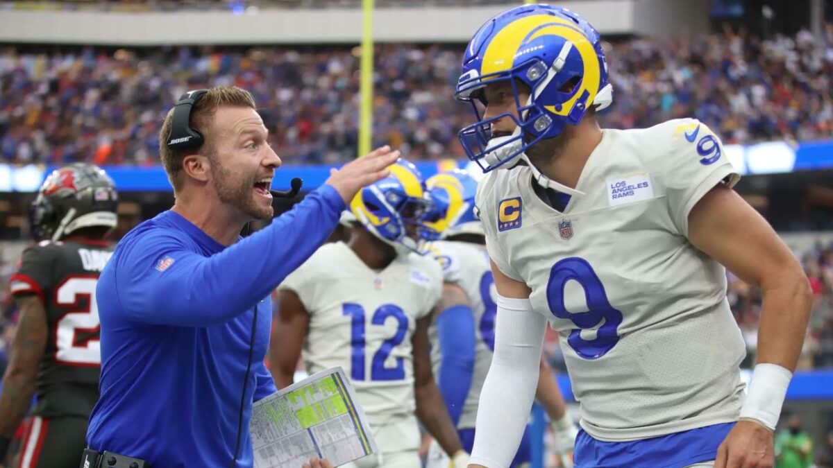 Rams' Sean McVay and Matthew Stafford