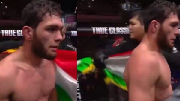 “Thought UFC Was About Free Speech?” – Security Snatching Flag Out of Undefeated Fighter Upsets Fans