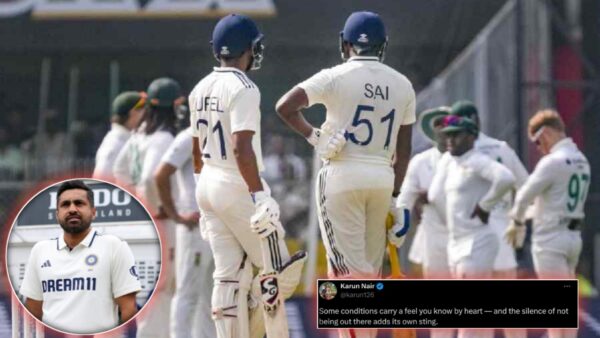 Karun Nair tweet India batting