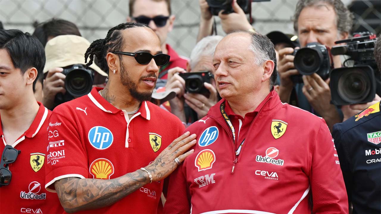 Ferrari Demands Lewis Hamilton To “Calm down” After Las Vegas GP rant