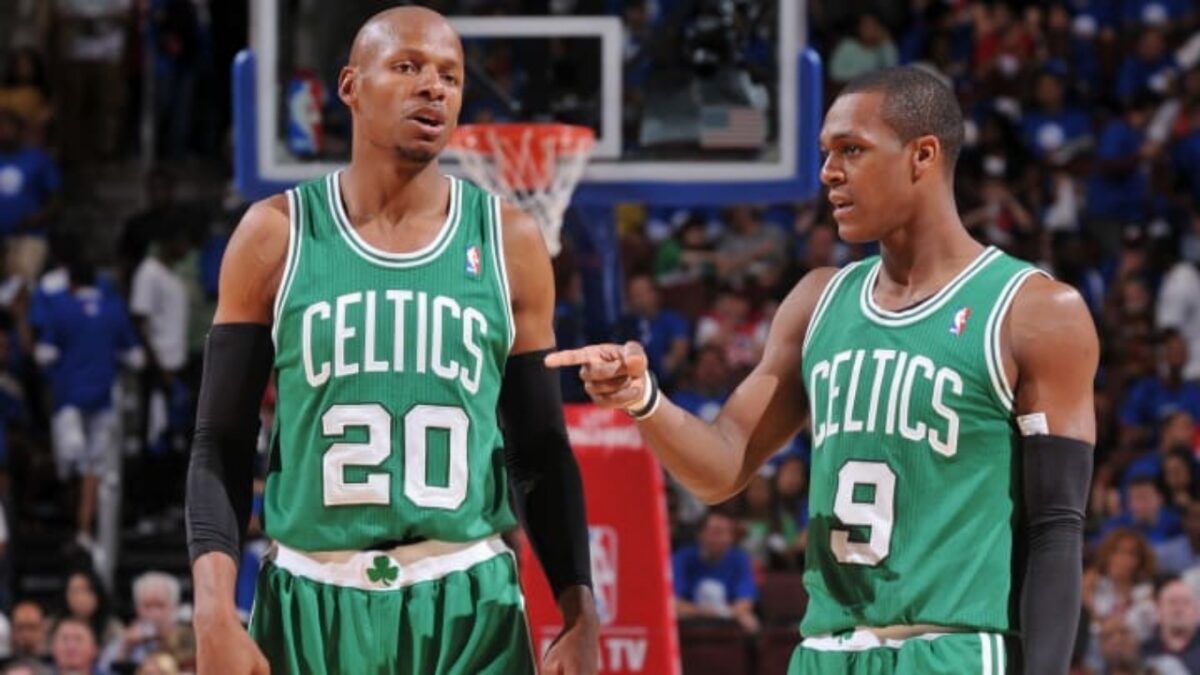 Paul Pierce Gets Candid on Why Rajon Rondo and Ray Allen Hated Each Other 1 Ray Allen and Rajon Rondo