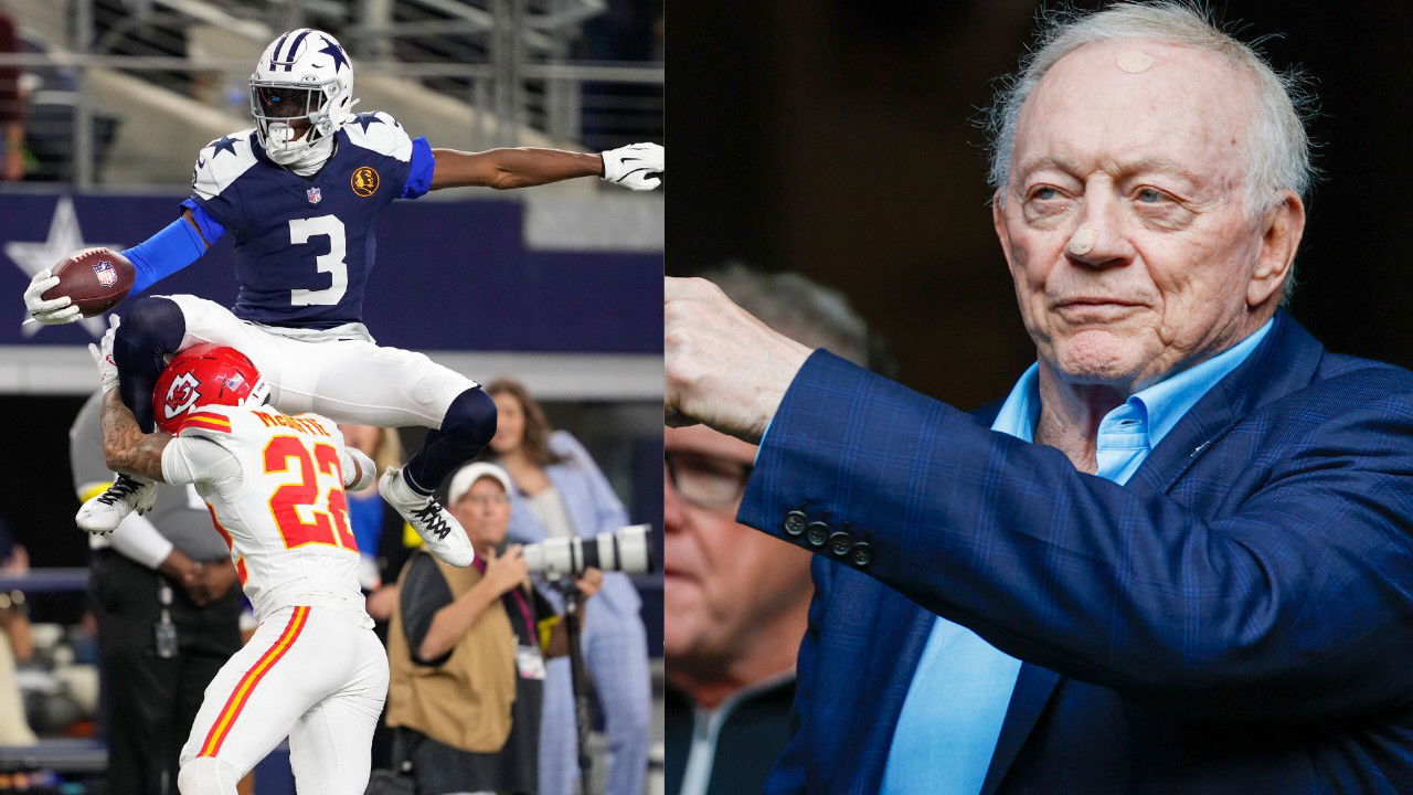 Jerry Jones’ AT&T Stadium Sun Trap Can’t Stop George Pickens’ Insane Hurdle on Catch-And-Run