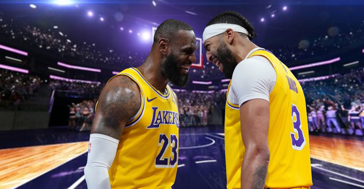 LeBron James Messes With Championship-Winning Teammate Anthony Davis On Return To LA