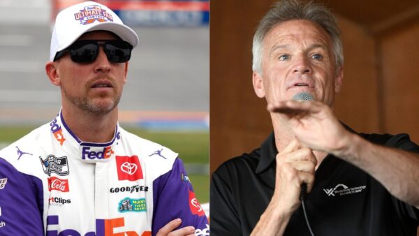 Denny Hamlin and Kenny Wallace