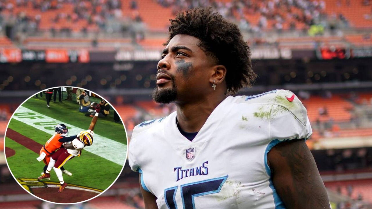 (Video) Treylon Burks Pulls off an Insane OBJ-like One-Handed Catch Against Broncos