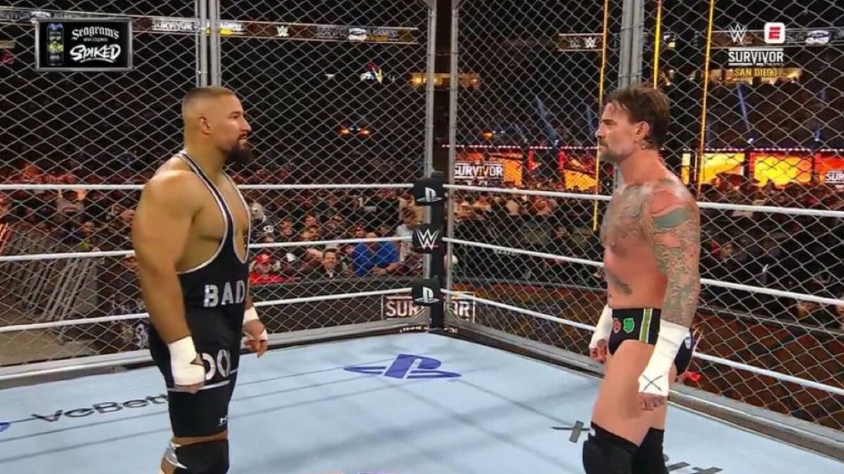 Bron Breakker and CM Punk at Survivor Series