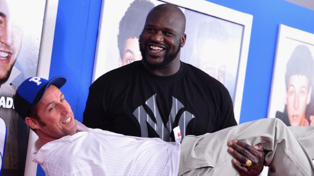 Shaquille ONeal and Adam Sandler 1
