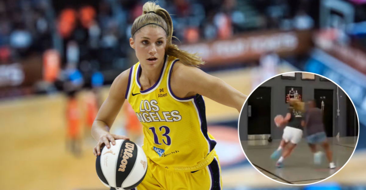 Fans Love Sarah Ashlee Barker Humiliating Troll Claiming WNBA Stars Can’t Beat Men in 1v1 – “Cooked Em”