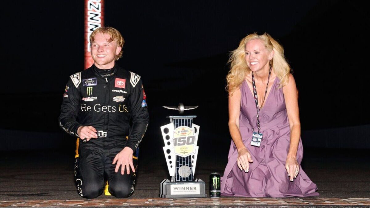 Samantha Busch Reveals Ty Gibbs Has Been Like a “Big Brother” for Brexton since Kyle Busch Tragedy 1 Ty Gibbs and Heather Gibbs