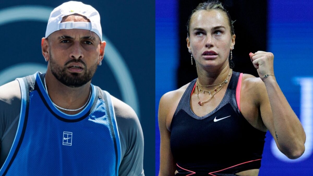 Nick Kyrgios Admits to Dealing with 'Pressure' Before Controversial Battle of the Sexes Match Against Aryna Sabalenka 1 Nick Kyrgios, Aryna Sabalenka