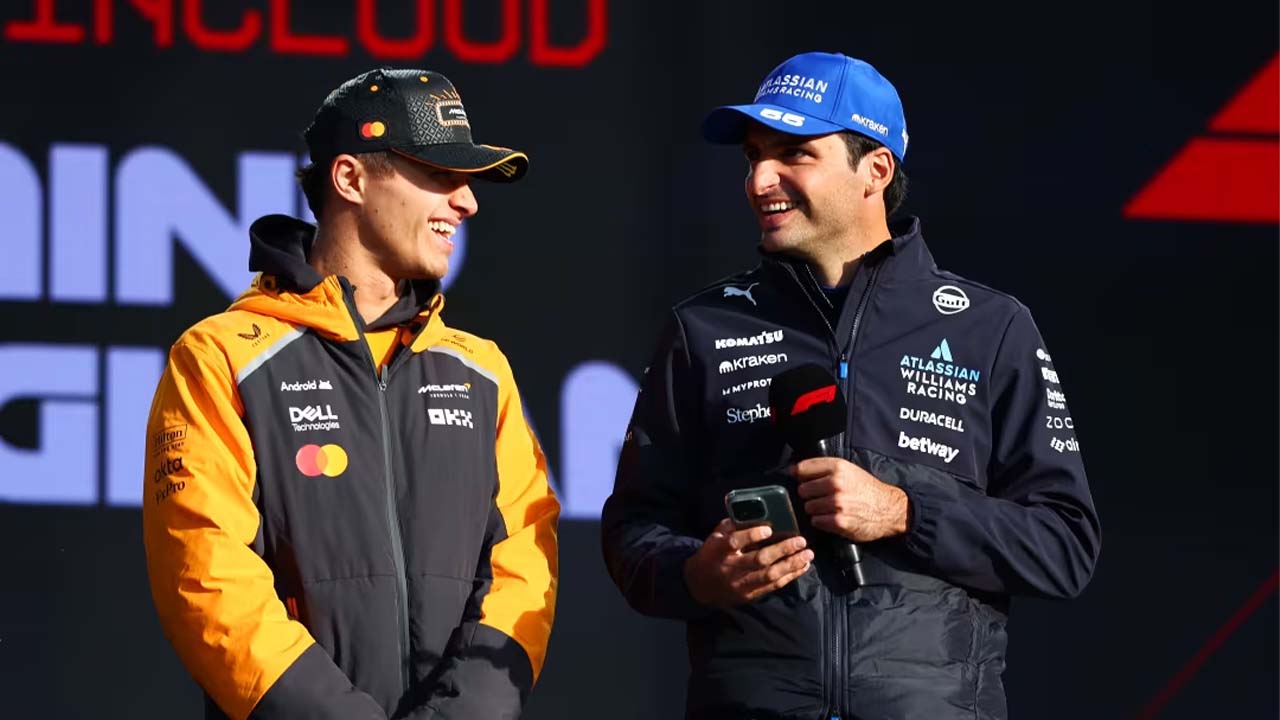Carlos Sainz Promises to Keep Lando Norris in Check if He Becomes ‘a Show-off’ After Winning 2025 Title