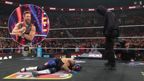 LA Knight saved Rey Mysterio after mystery man Raw invasion