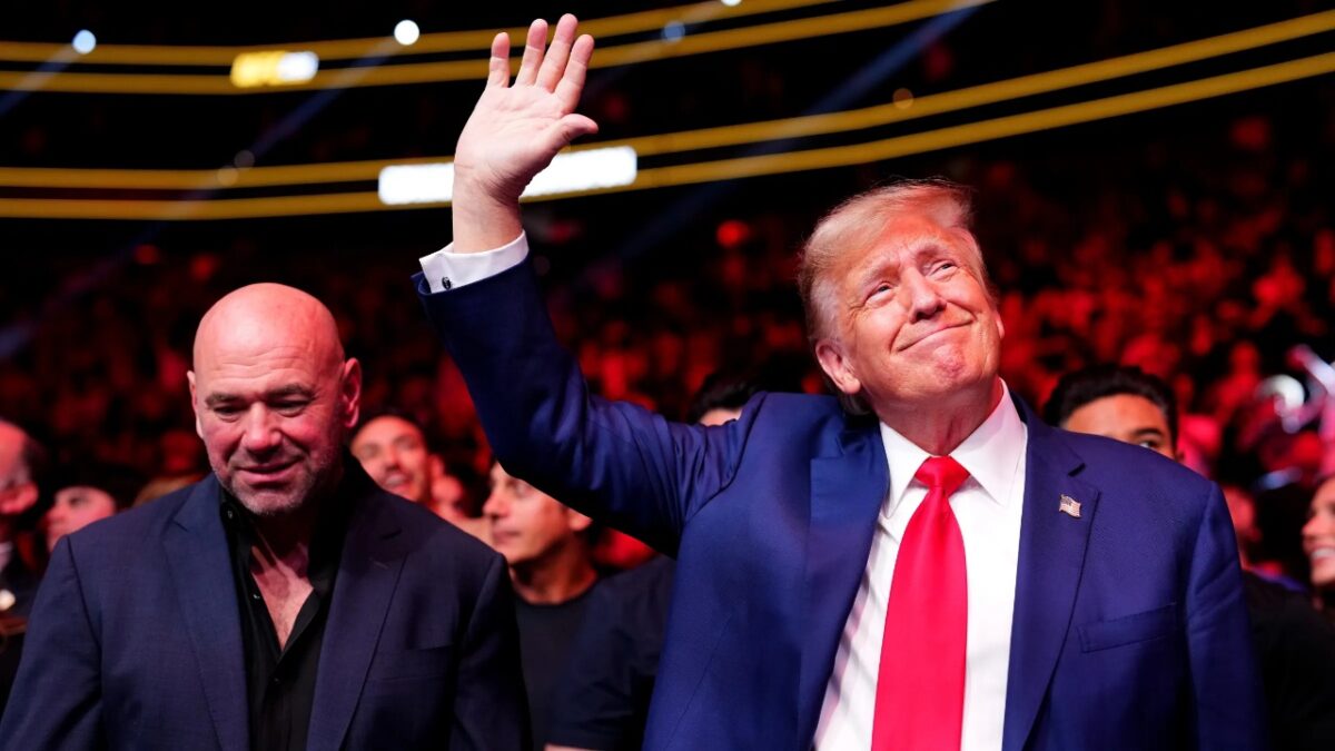 Dana White and Donald Trump
