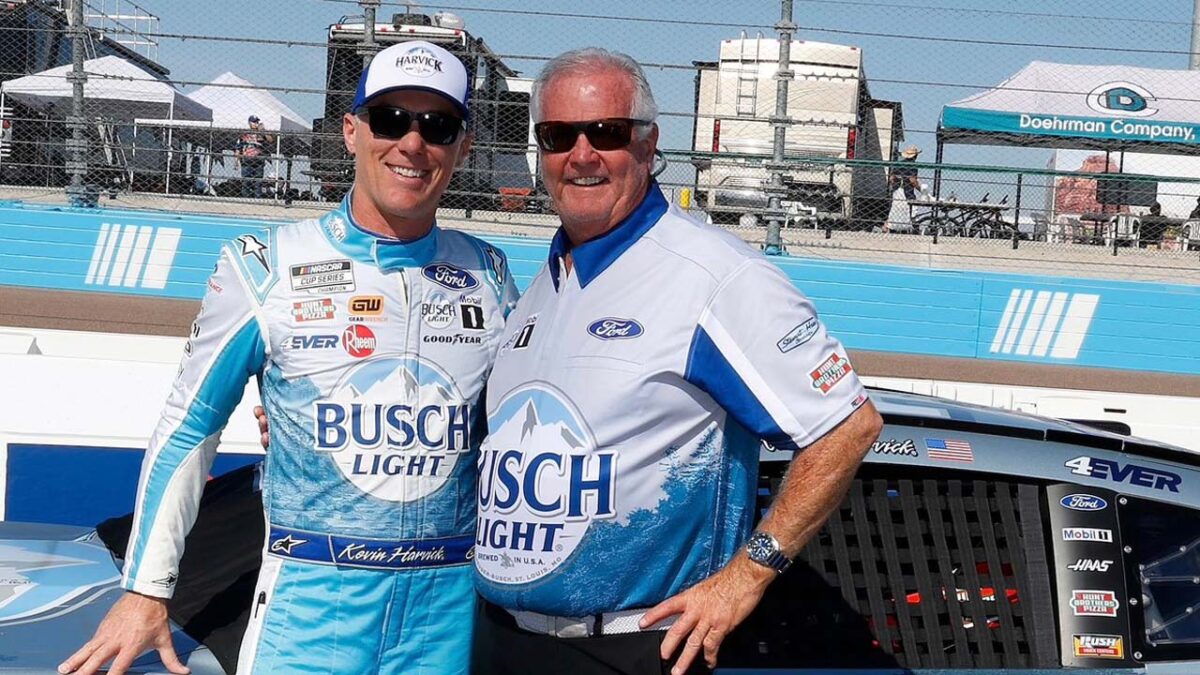 Kevin Harvick with Rick 'Otis' Hodges (via KevinHarvick/X)