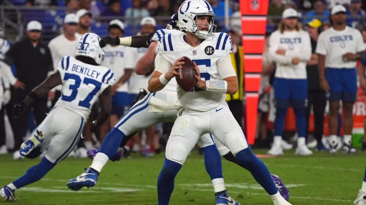 Dan Orlovksy wants Riley Leonard to snatch the Colts QB1 job