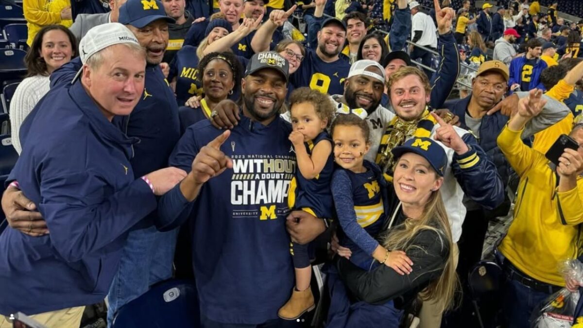 Michigan Firing Sherrone Moore For 'Inappropriate Relationship' with Staff Member Stuns Fans - "Cheaters Keep Cheating" 1 Sherrone Moore, wife and children