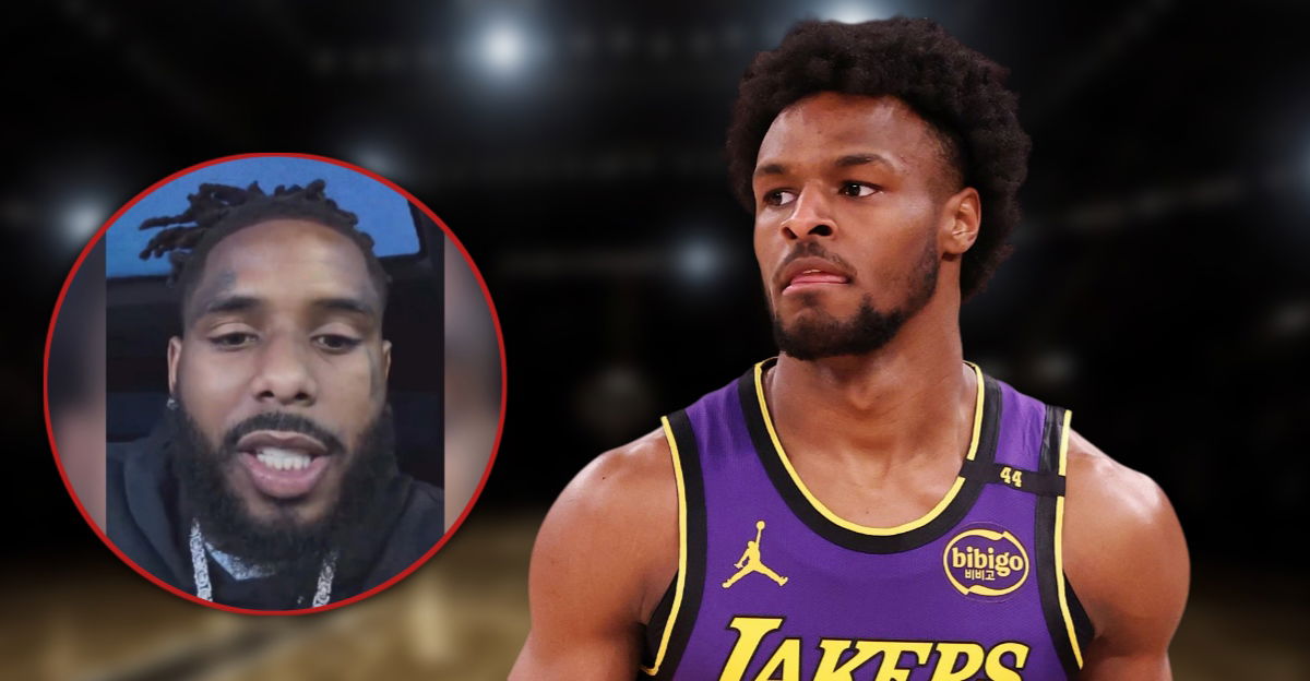 (Video) Bronny James Catches Wild Stray on Rapper Pooh Shiesty’s Latest Track