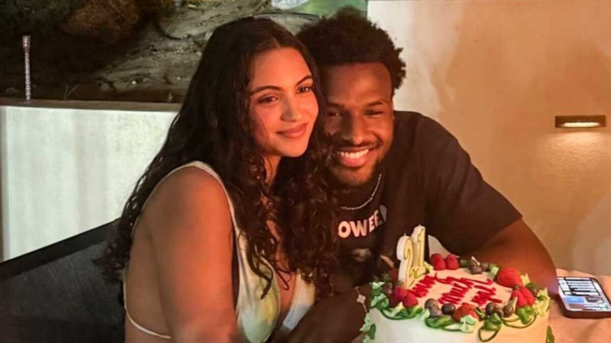 Parker Whitfield and Bronny James