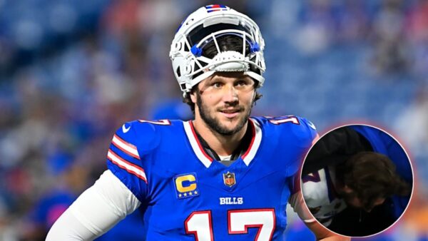 (Video) Josh Allen Throws up on Sideline During Patriots Game, Later Admits It Happens Every Game