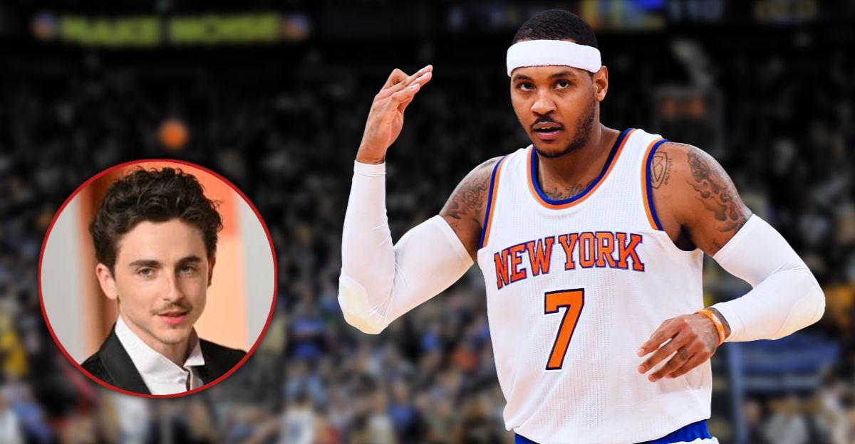 WATCH: Timothee Chalamet Boasts Witnessing Carmelo Anthony’s Legendary Knicks Moment Live
