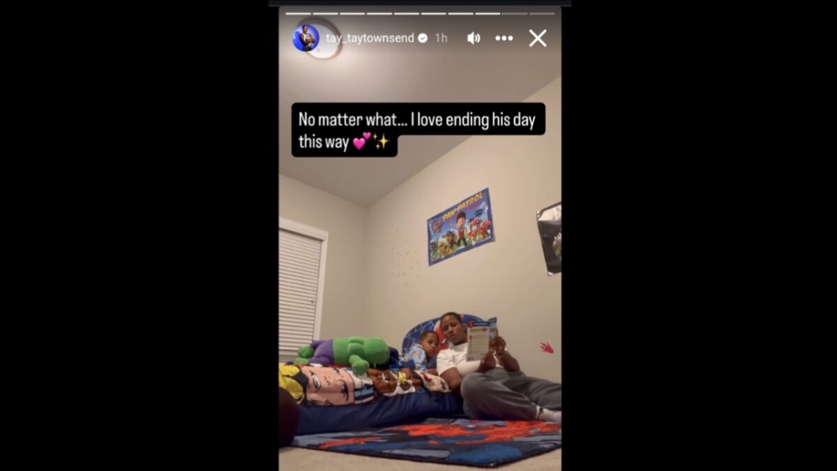 Taylor Townsend Lays Bare Challenges of Juggling Motherhood and Tennis Career as Single Mom 4 Taylor Townsend's Instagram story (2)