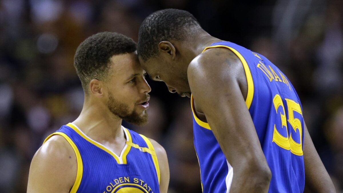 Stephen Curry and Kevin Durant